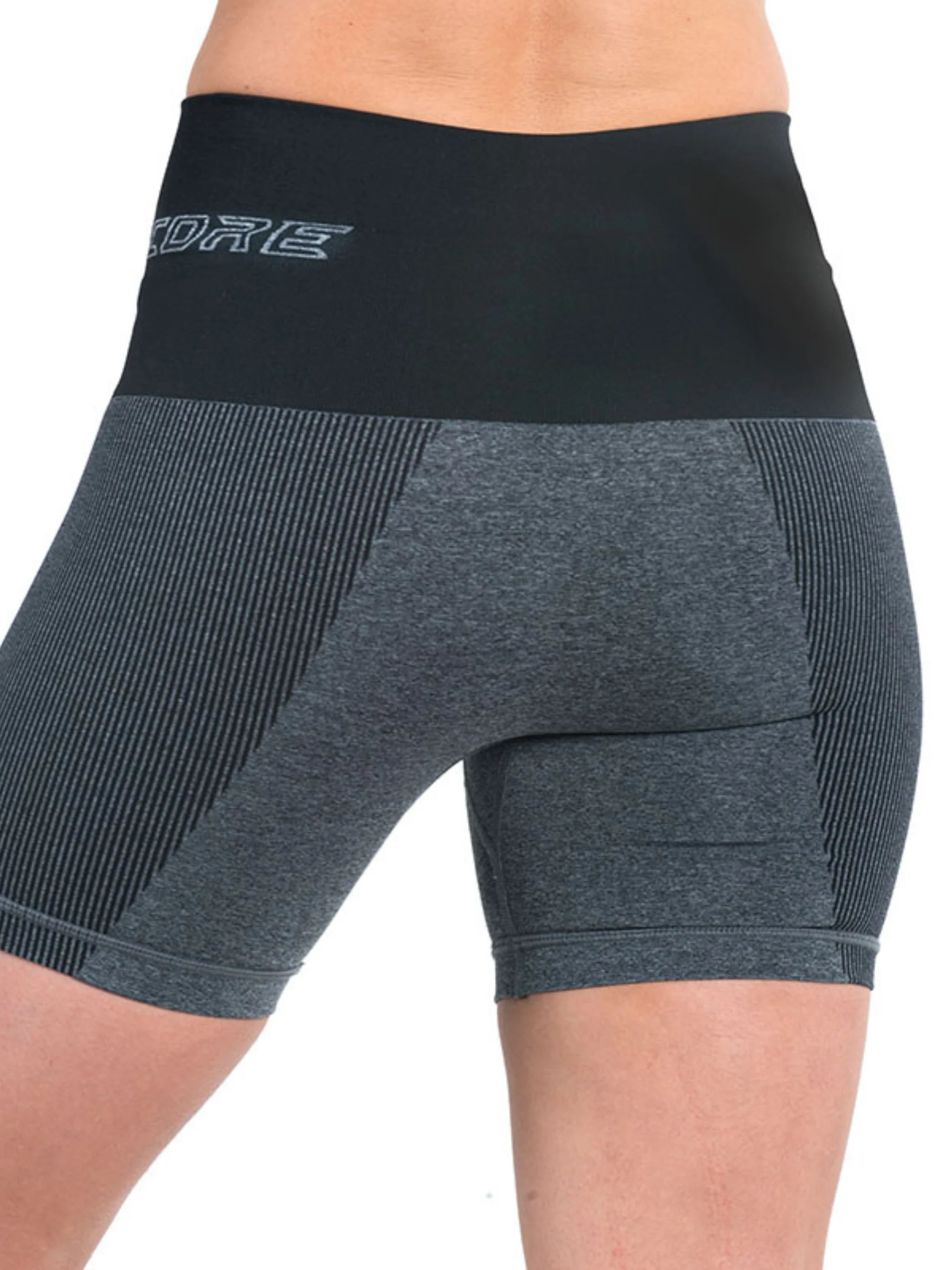 Patented Women's CORETECH® Sports Performance/ Recovery and Postpartum Compression Shorts - Image 3