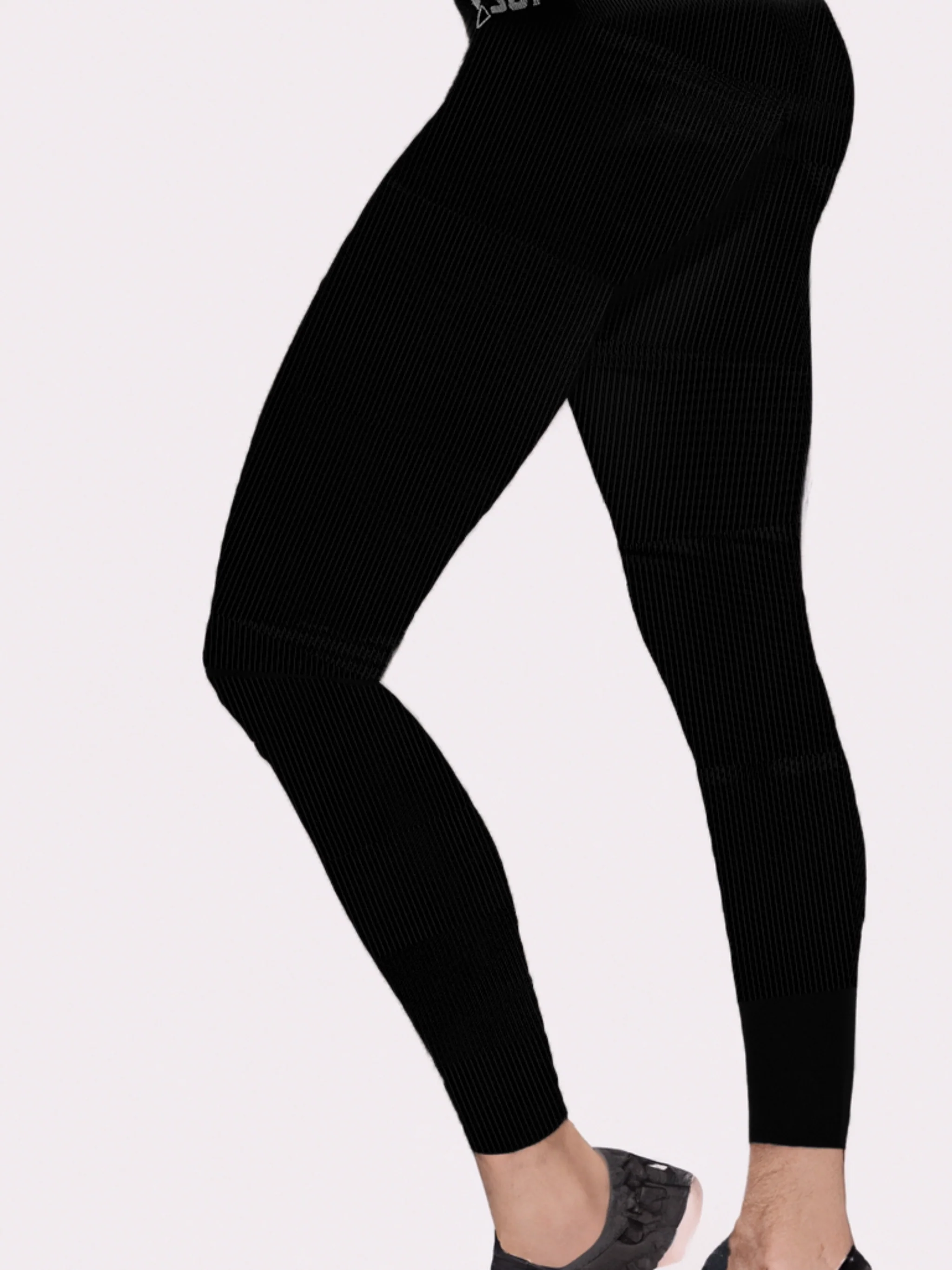Patented Coretech® Kathy Body Mapped 7/8 Power RUNNING Leggings with Pocket -Black/Navy/Blue - Image 12