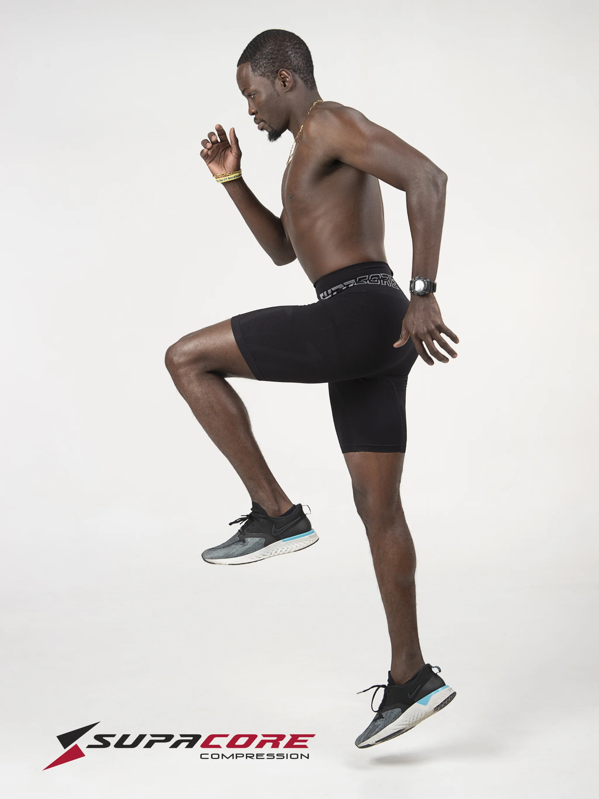Patented CORETECH® Lionel "Xtra" Compression Shorts with Reinforced Waistband for Performance & Recovery - Image 5