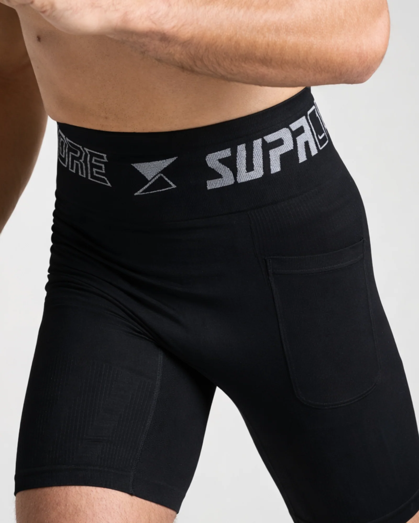 Patented MEN'S Coretech® Lionel Compression Shorts with Pocket - Image 3