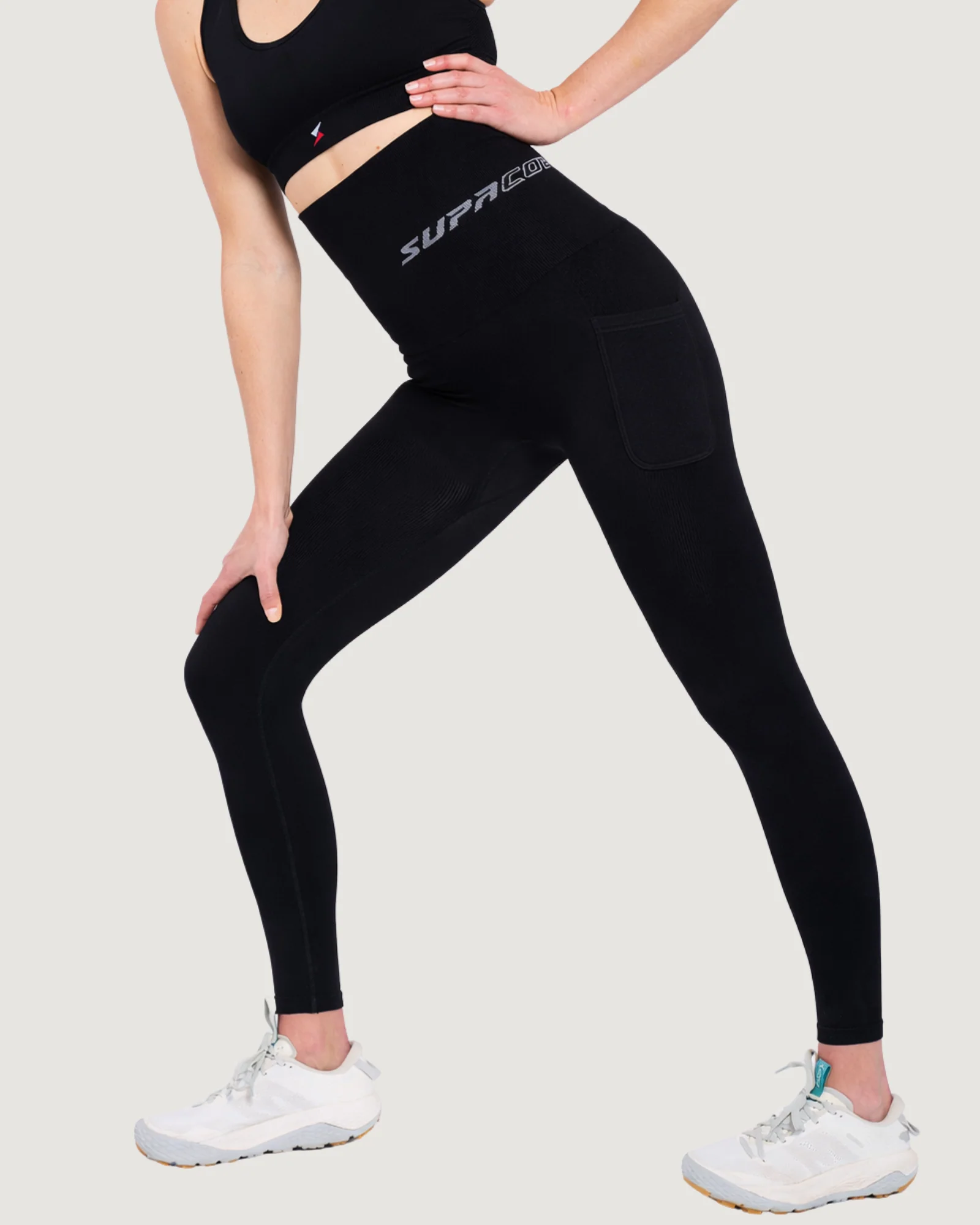 Patented Meryl POTS Extra High Waisted compression leggings with Pocket - Image 5