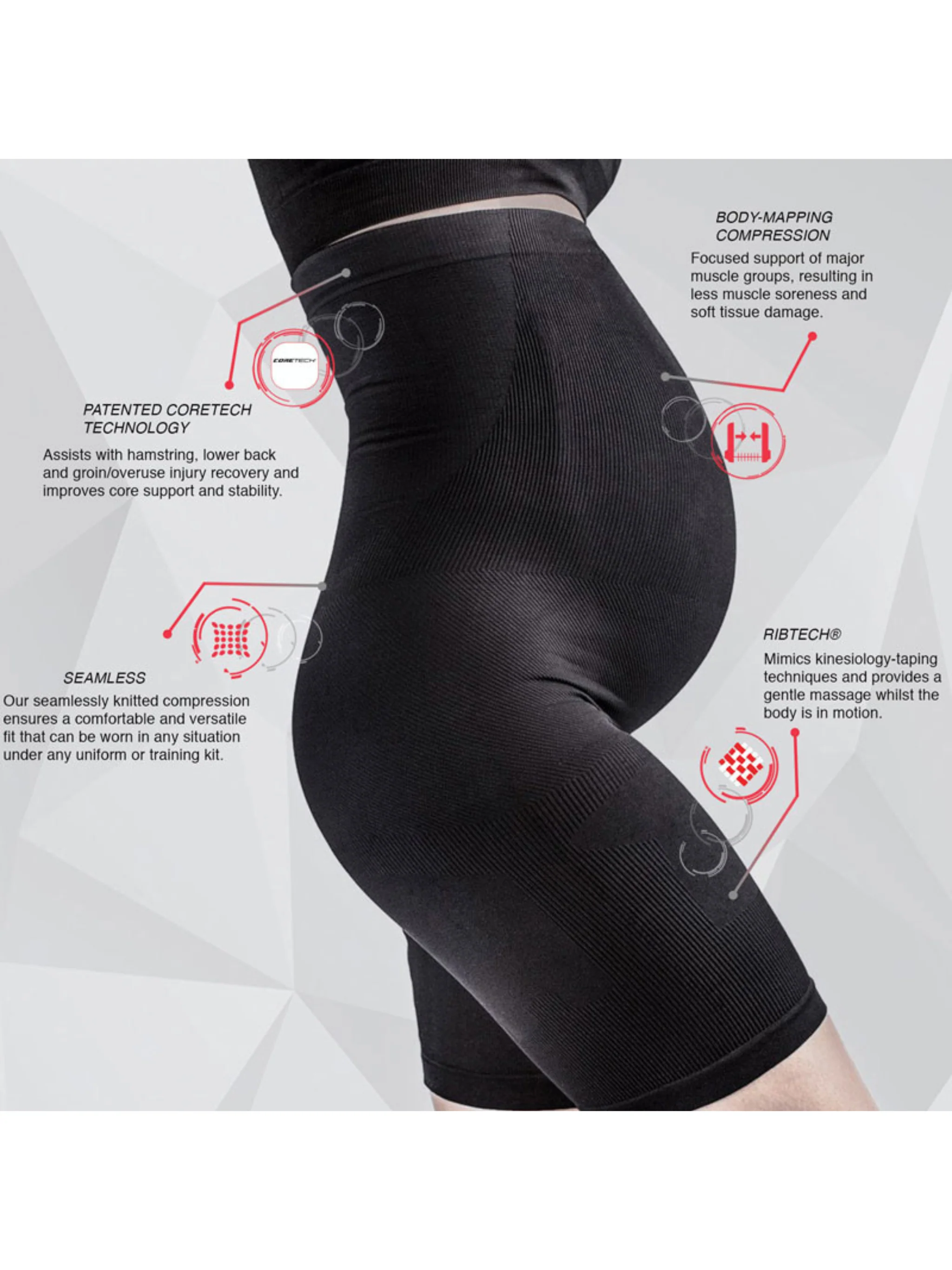 Patented CORETECH® Emma Pregnancy Support Shorts - Image 8