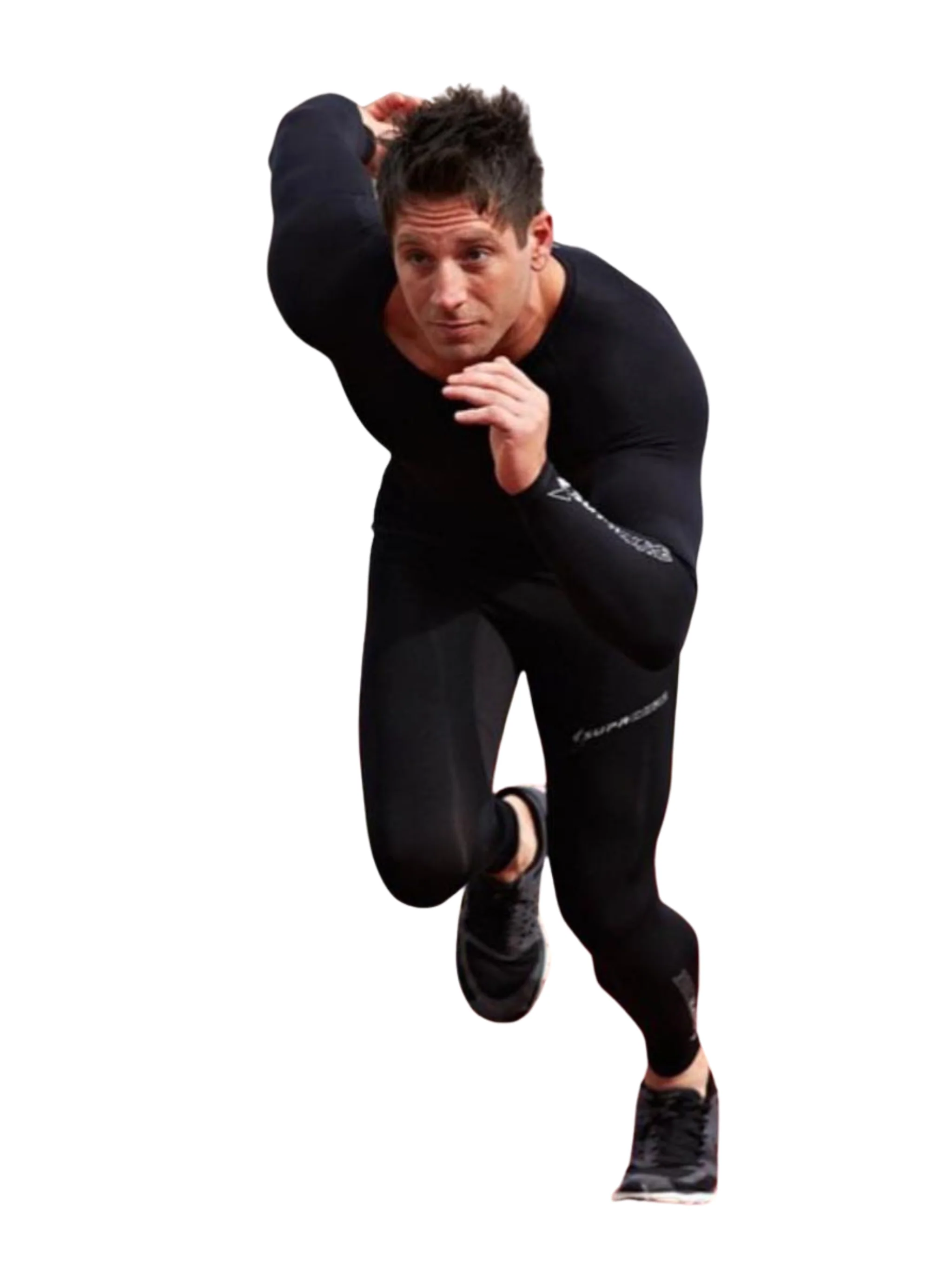 Seamless Body Mapped Power Running Tights/Training Compression Leggings - Image 3