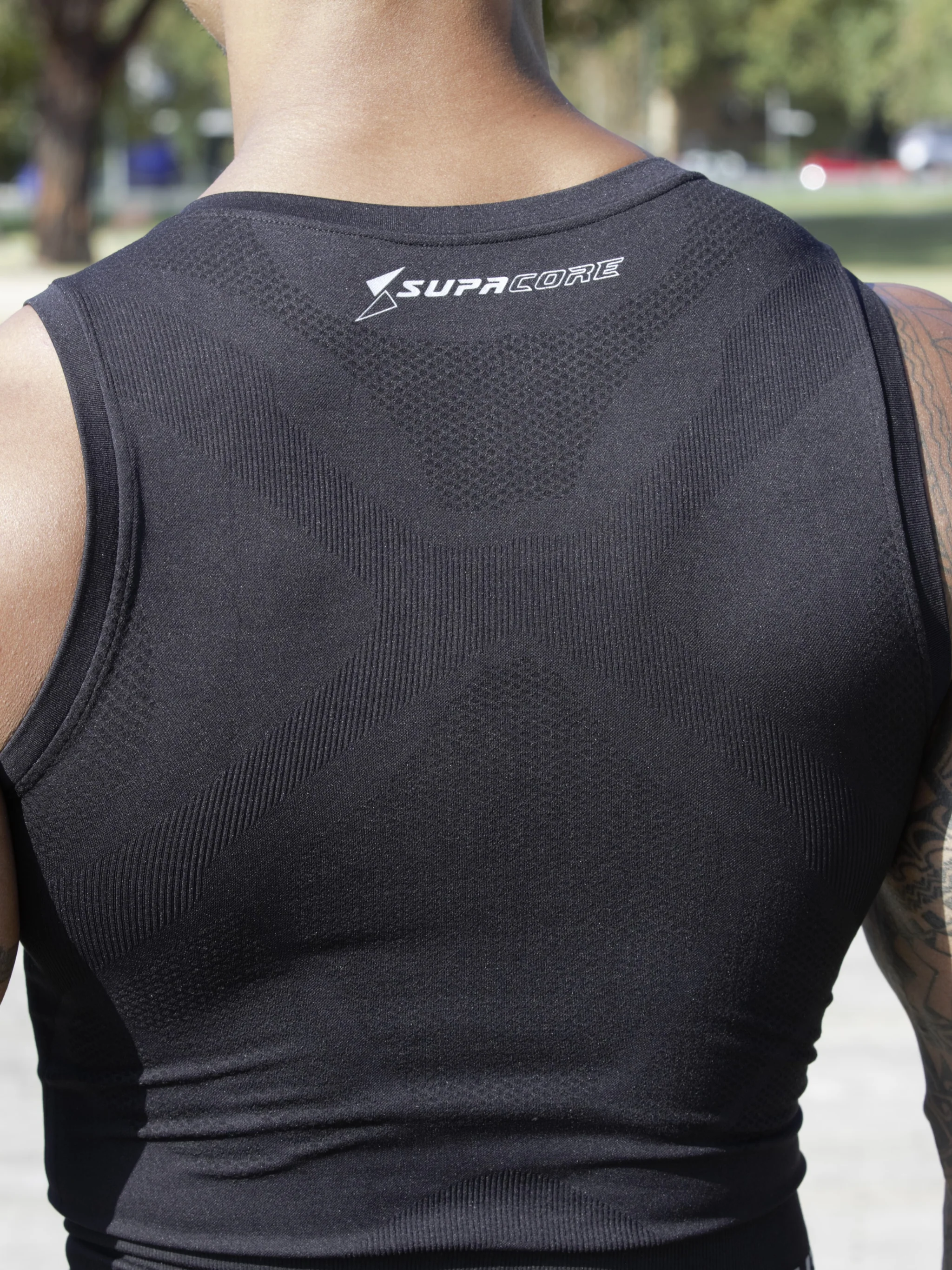 Supa X® Sleeveless Body Mapped Compression Top - Image 4